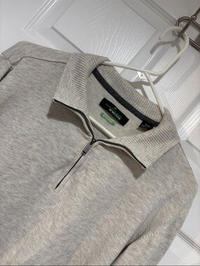 HAGGER IN MOTION Quarter-Zip Sweater